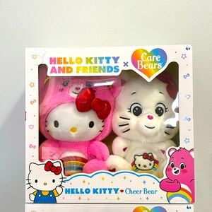 Hello Kitty x Care Bear Plush Set
